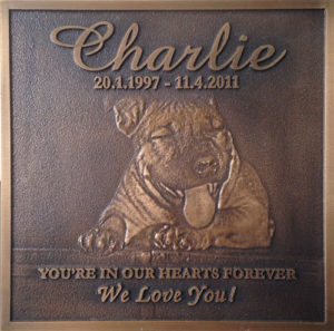 bronze Custom Pet memorial image